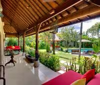 Villa Kakatua, Terraza Cuarto de invitados